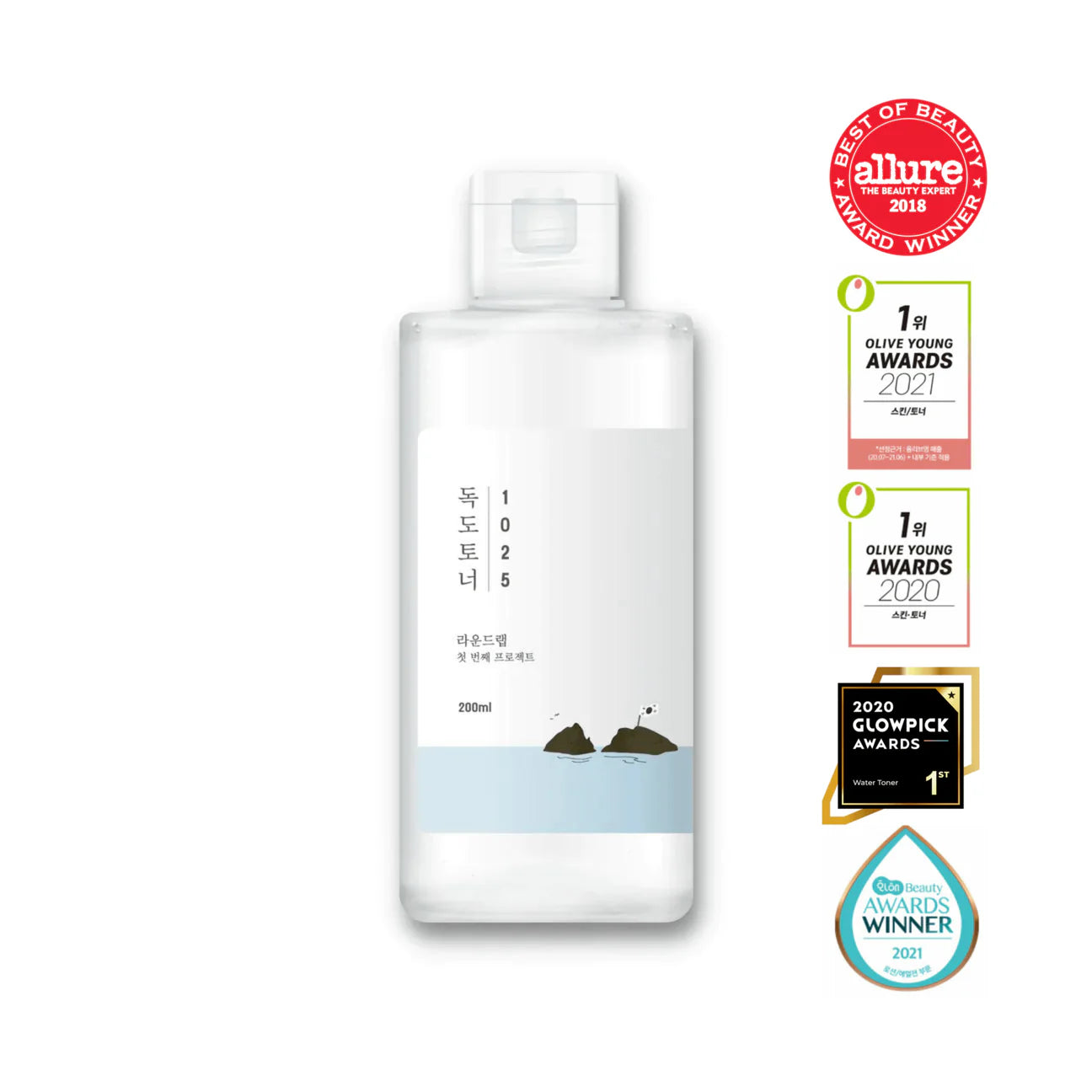 Round lab - 1025 Dokdo Toner (100ml / 200ml / 500ml) - v2 - Seoulful Skincare