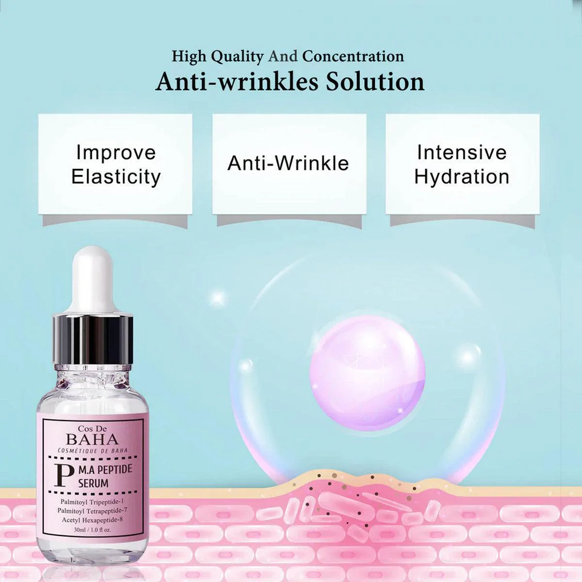 Cos De Baha - P M.A Peptide Serum (30ml) - v7 - Seoulful Skincare