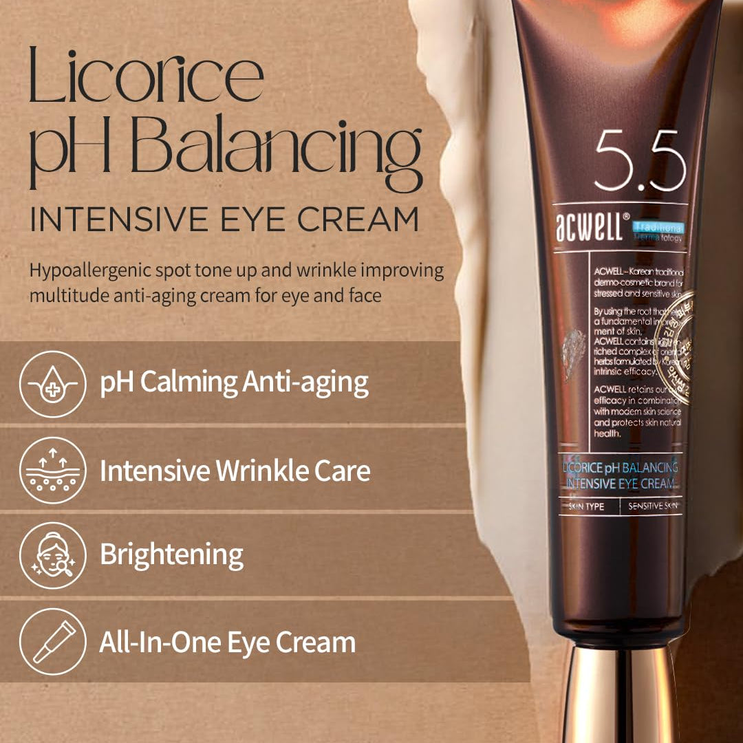 ACWELL - Licorice pH Balancing Intensive Eye Cream 1 - Seoulful Skincare