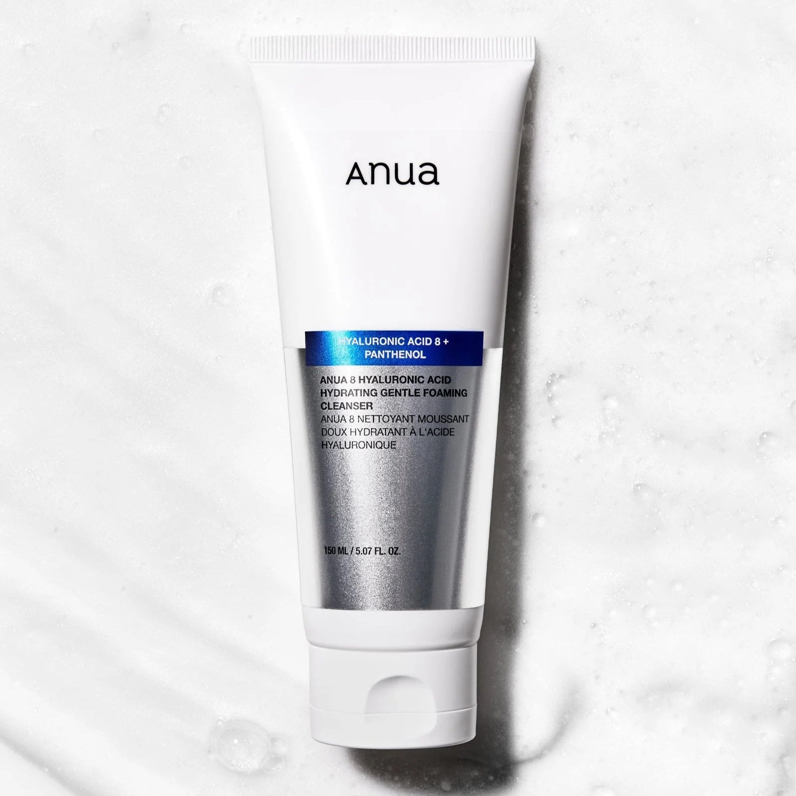 ANUA - 8 Hyaluronic Acid Hydrating Gentle Foaming Cleanser (150ml) - v9 - Seoulful Skincare