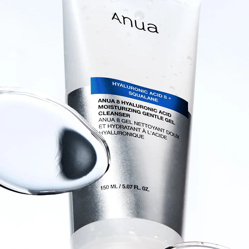 ANUA - 8 Hyaluronic Acid Moisturising Gentle Gel Cleanser (150ml) - v5 - Seoulful Skincare