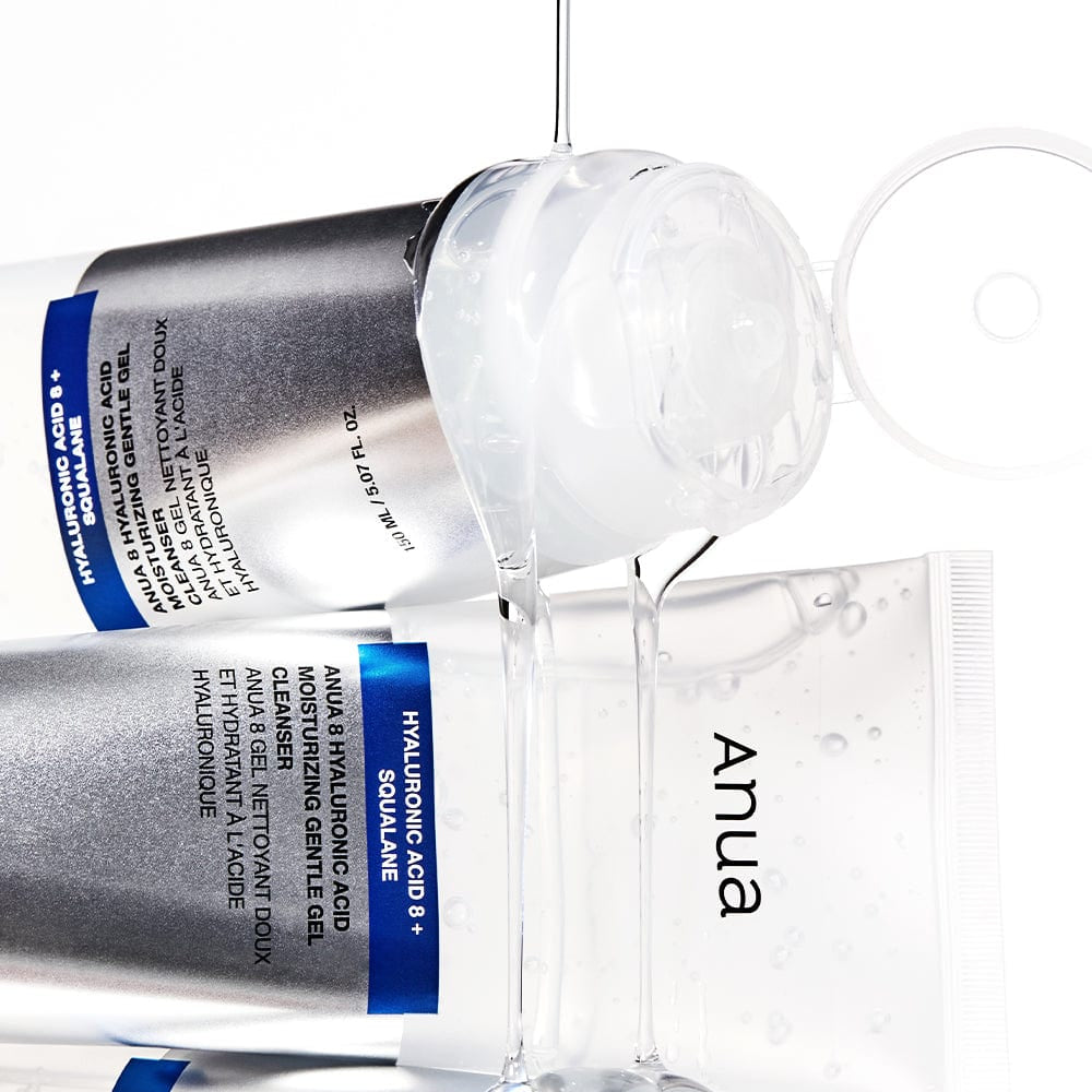 ANUA - 8 Hyaluronic Acid Moisturising Gentle Gel Cleanser (150ml) - v - Seoulful Skincare