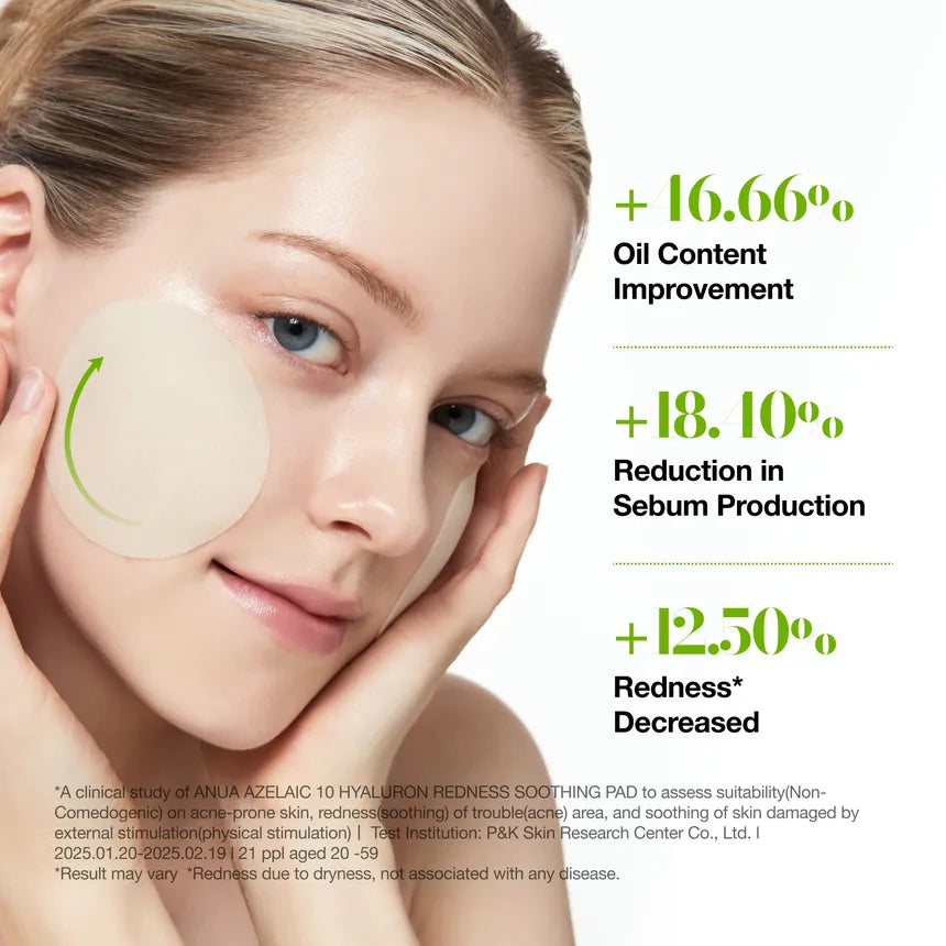 ANUA - Azelaic 10 Hyaluron Redness Soothing Pad (90 pads) - v2 - Seoulful Skincare