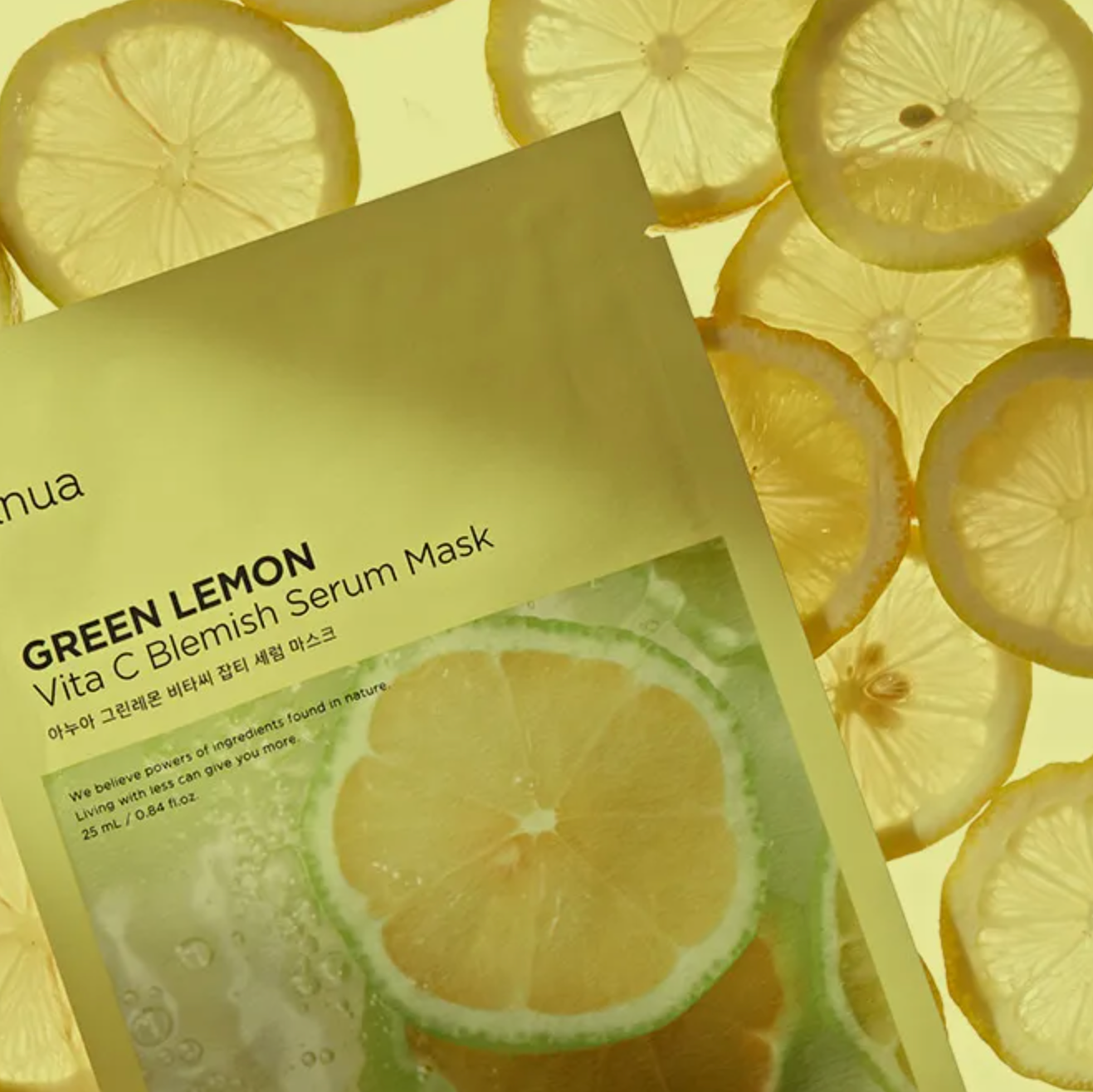 ANUA - Green Lemon Vita C Blemish Serum Mask (1pc) - v12 - Seoulful Skincare