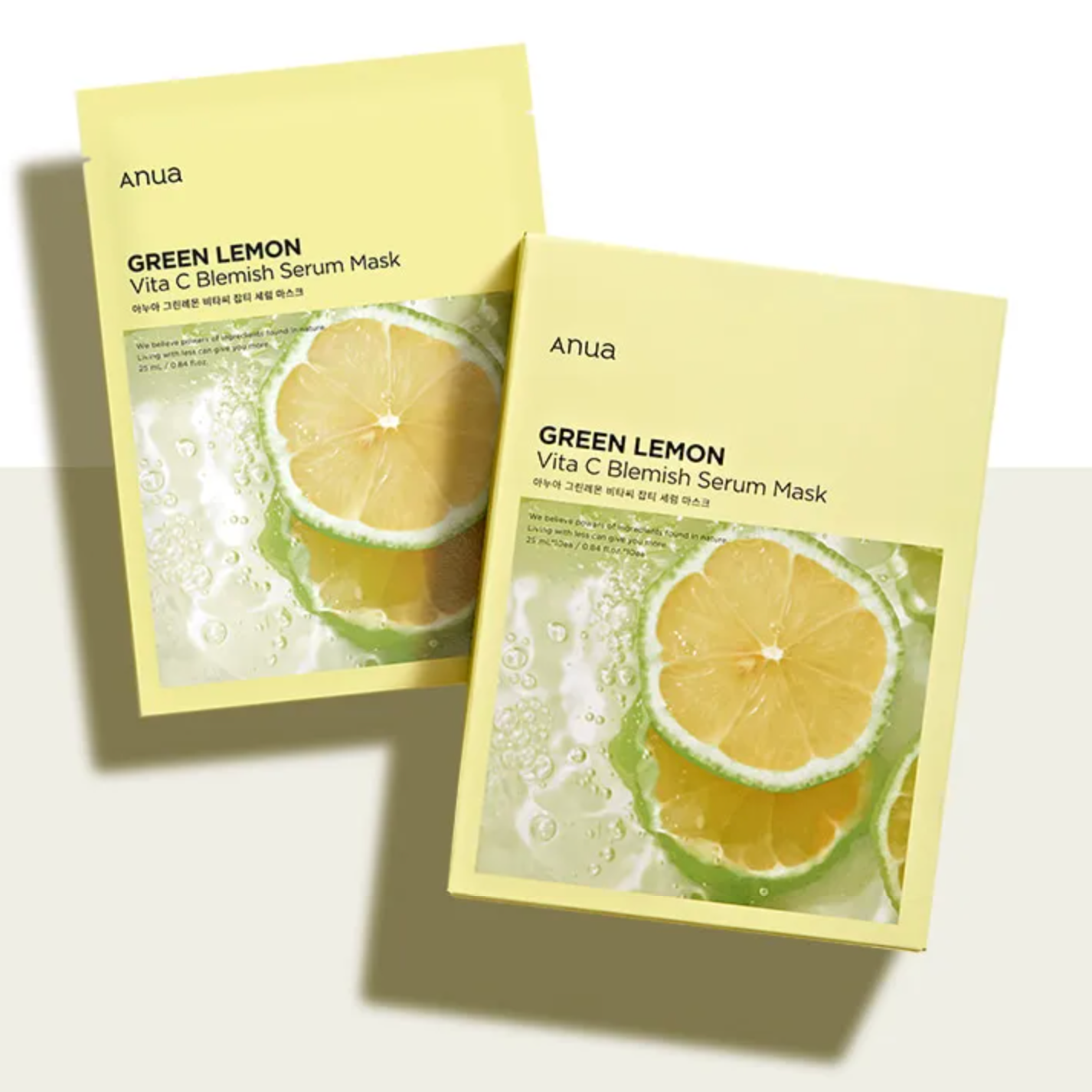 ANUA - Green Lemon Vita C Blemish Serum Mask (1pc) - v4 - Seoulful Skincare