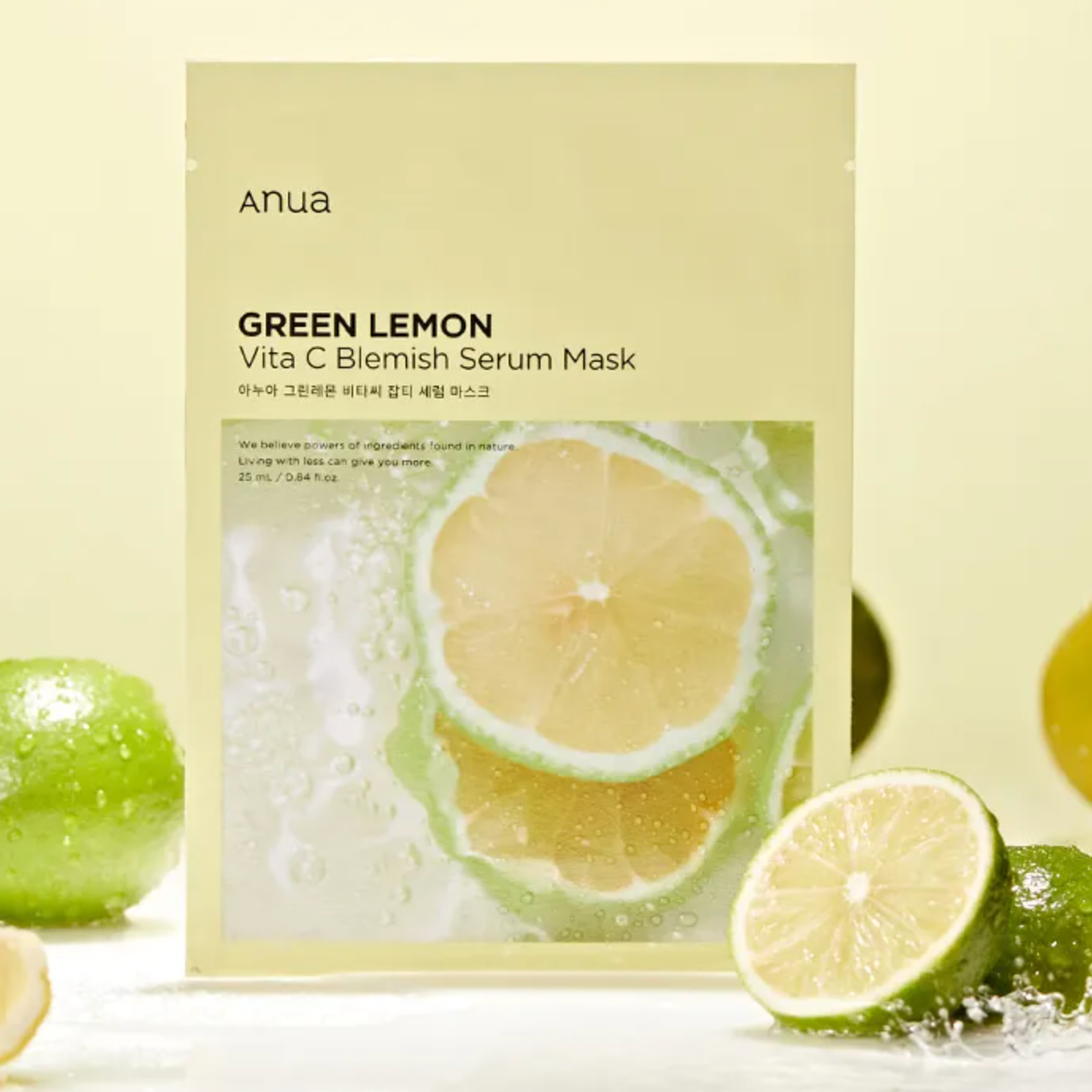 ANUA - Green Lemon Vita C Blemish Serum Mask (1pc) - v - Seoulful Skincare