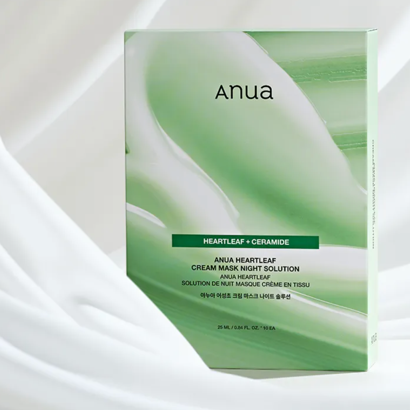 ANUA - Heartleaf Cream Mask Night Solution Mask (1pc) - v - Seoulful Skincare
