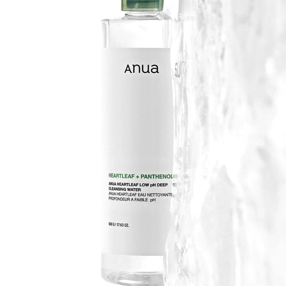 ANUA - Heartleaf Low pH Deep Cleansing Water (500g) - v2 - Seoulful Skincare