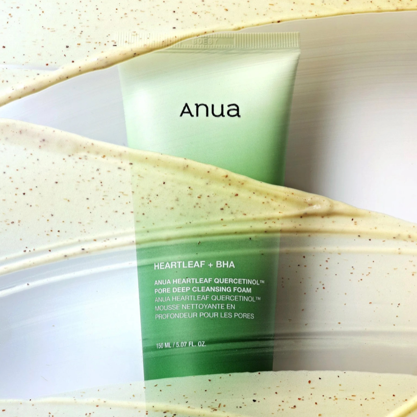 ANUA - Heartleaf Quercetinol Pore Deep Cleansing Foam (150ml) - v2 - Seoulful Skincare