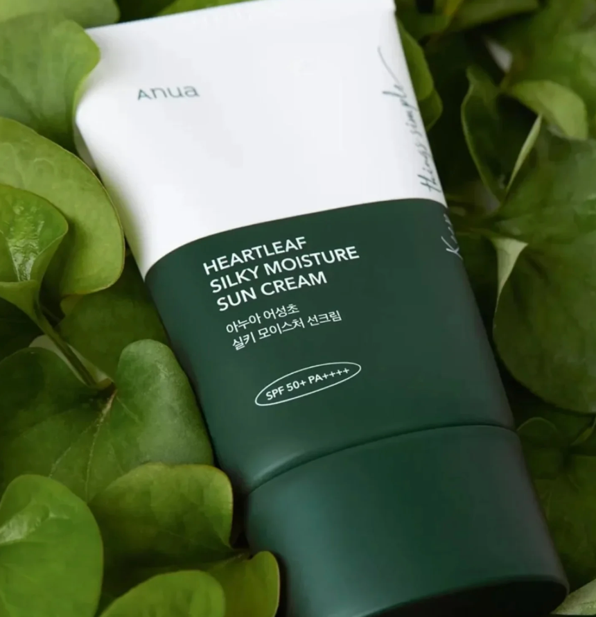 ANUA - Heartleaf Silky Moisture Sun Cream SPF50+ PA++++ - v5 - Seoulful Skincare