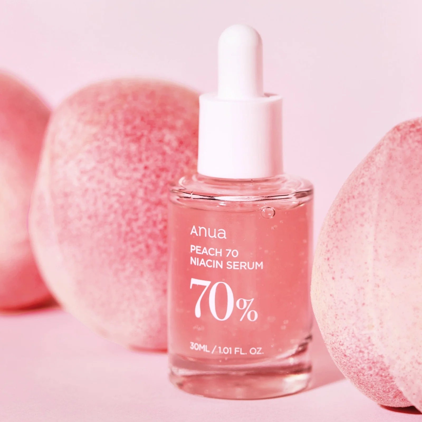 ANUA - Peach 70% Niacinamide Serum (30ml) - v8 - Seoulful Skincare