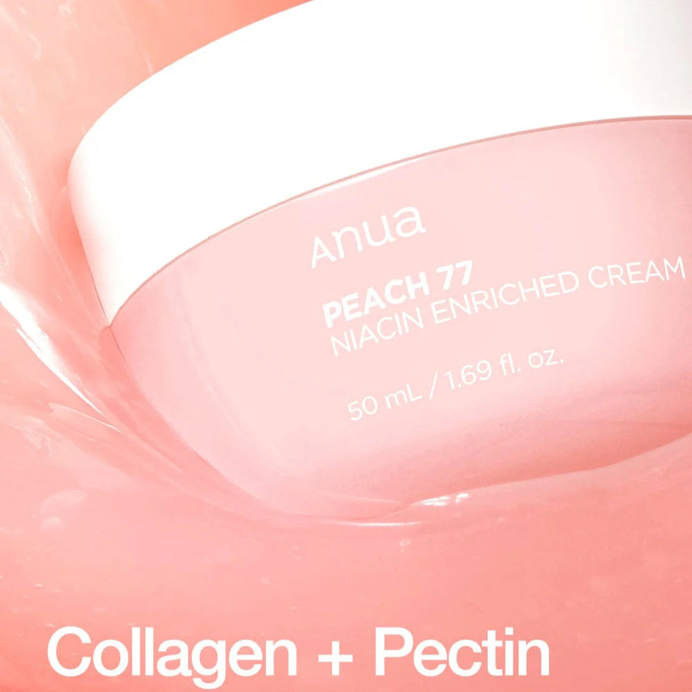ANUA - Peach 77 Niacin Enriched Cream (50ml) - v - Seoulful Skincare