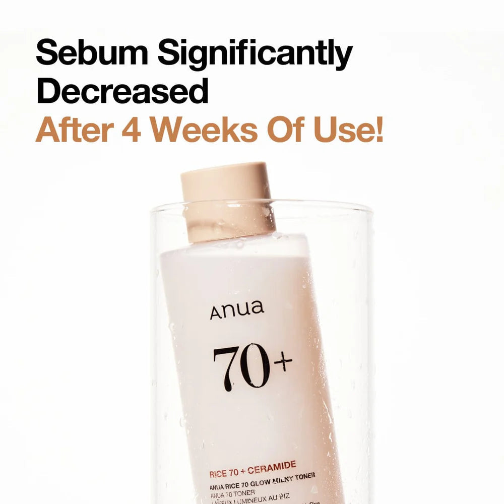 ANUA - Rice 70 Glow Milky Toner (250ml) - v - Seoulful Skincare