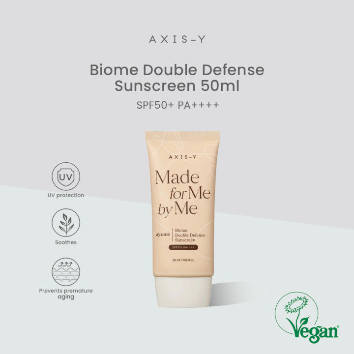 AXIS-Y - Biome Double Defense Sunscreen (50ml) info 3 - Seoulful Skincare