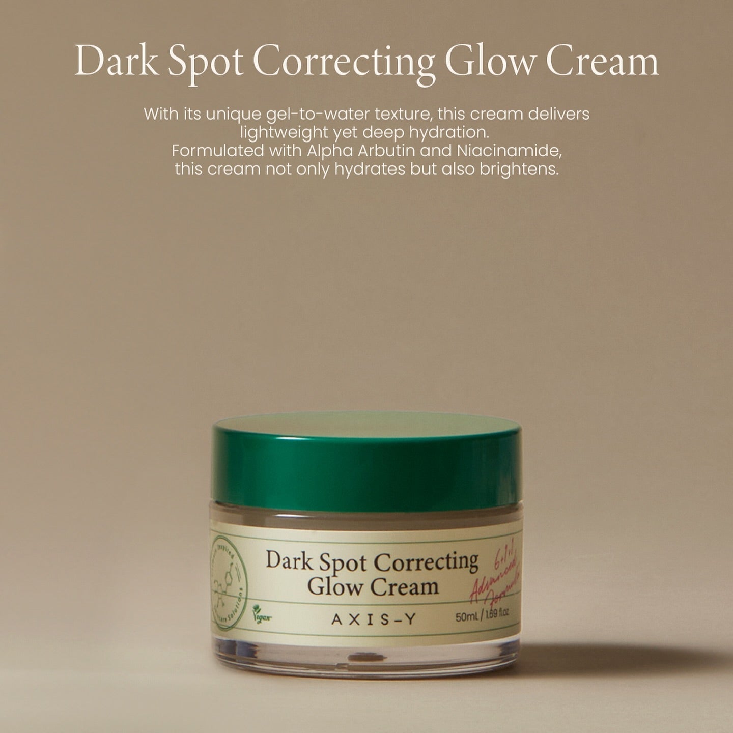 AXIS-Y - Dark Spot Correcting Glow Cream (50ml) Info 1- Seoulful Skincare