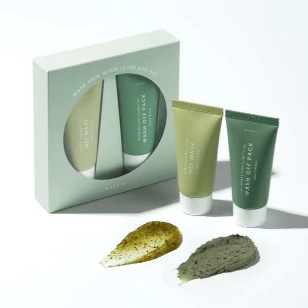 AXIS-Y - Mask Now Glow Later Duo Set (30ml) info 1- Seoulful Skincare