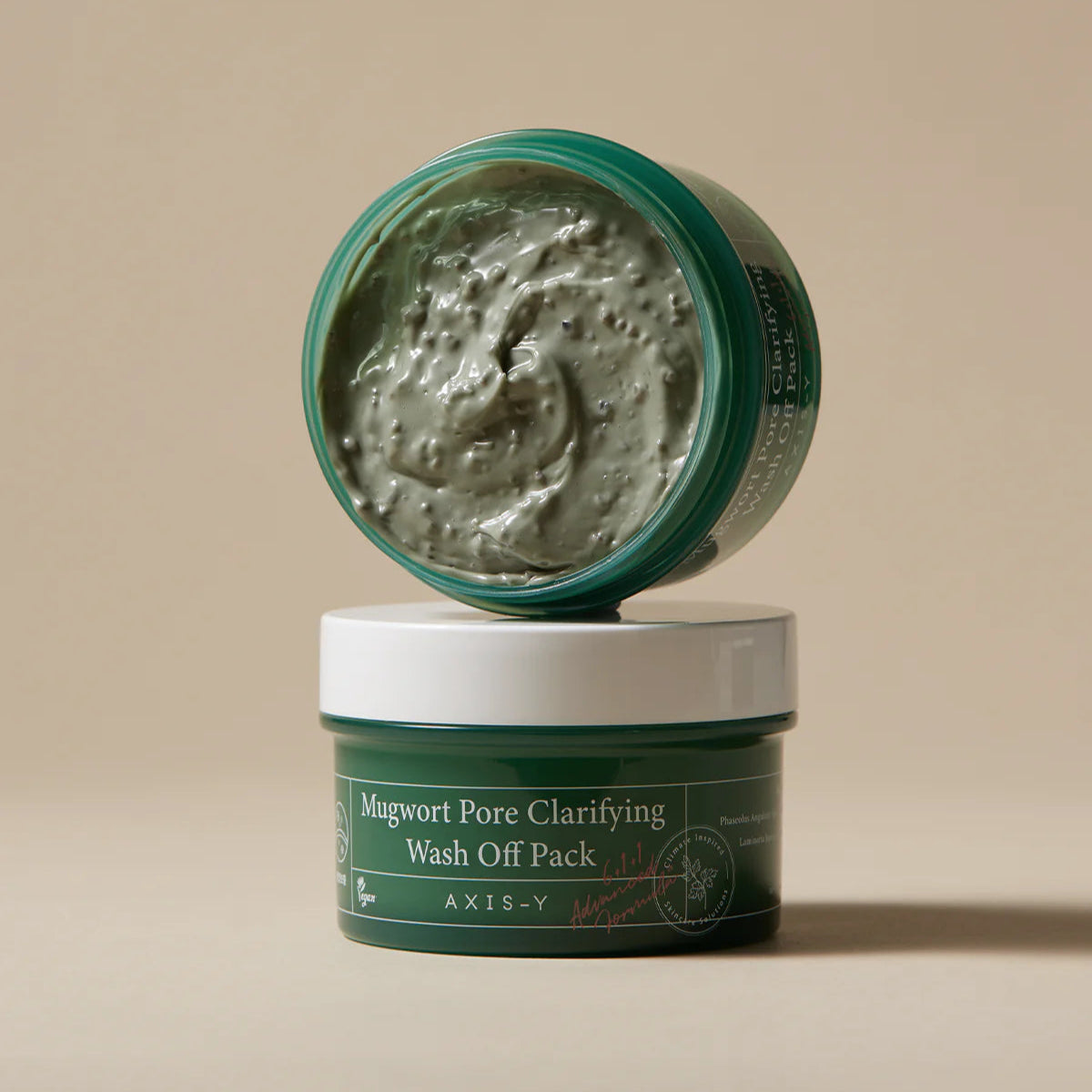 AXIS-Y - Mugwort Pore Clarifying Wash Off Pack (100ml) Info 1 - Seoulful Skincare