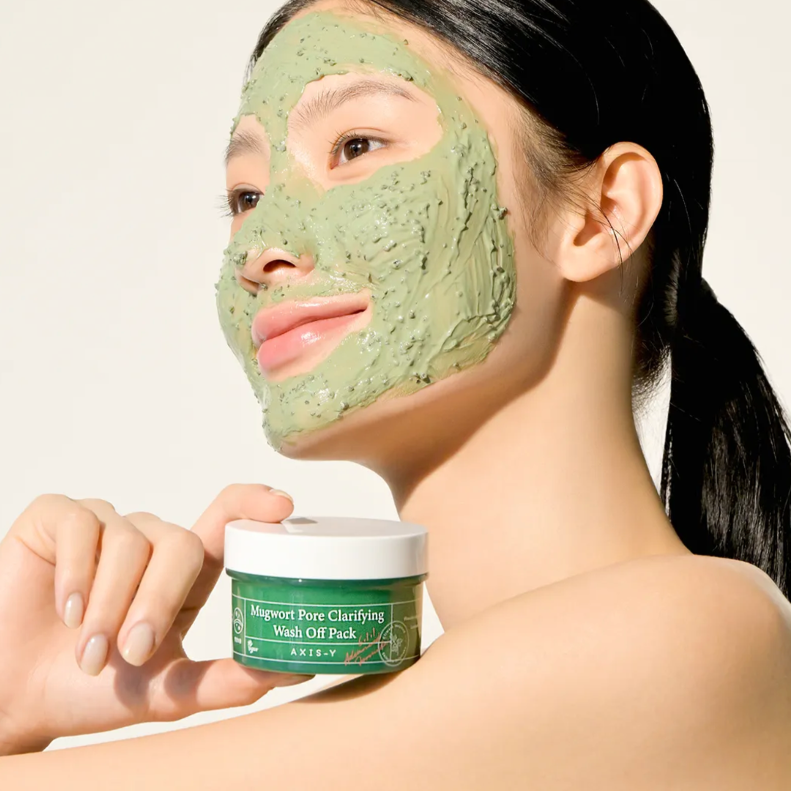 AXIS-Y - Mugwort Pore Clarifying Wash Off Pack (100ml) Info 3 - Seoulful Skincare