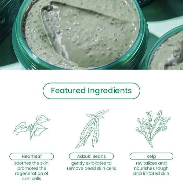 AXIS-Y - Mugwort Pore Clarifying Wash Off Pack (100ml) Info 5 - Seoulful Skincare