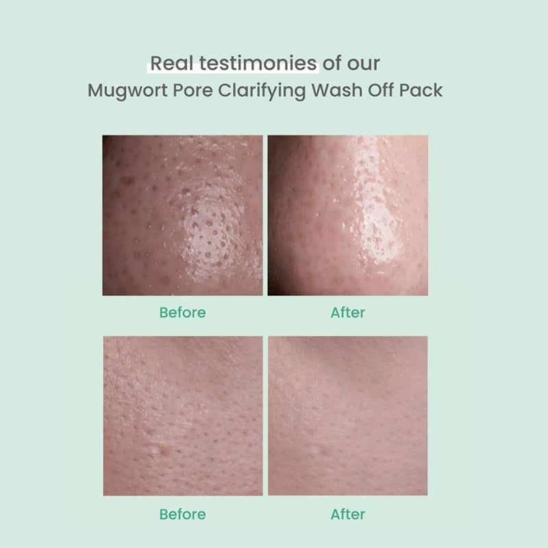AXIS-Y - Mugwort Pore Clarifying Wash Off Pack (100ml) Info 7 - Seoulful Skincare