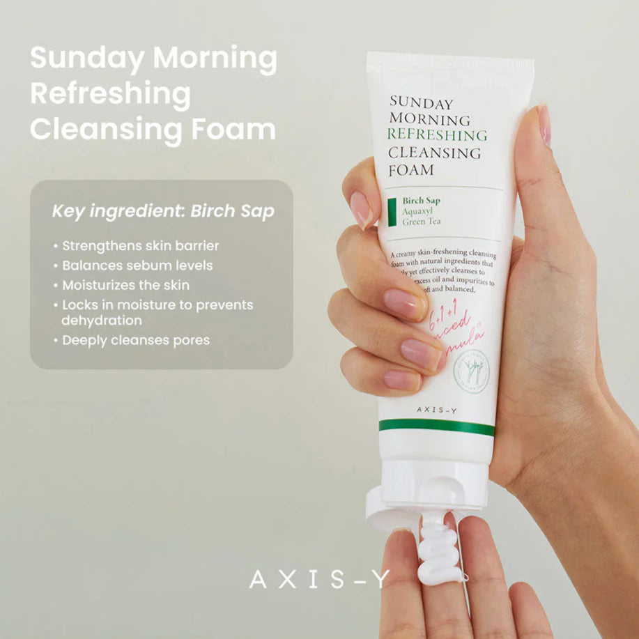 AXIS-Y_-_Sunday_Morning_Refreshing_Cleansing_Foam_120ml_Info 2-_Seoulful_Skincare