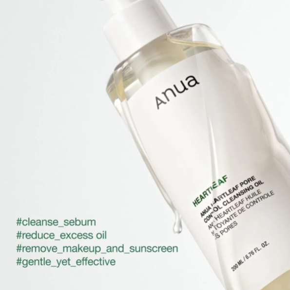 Anua - Heartleaf Pore Control Cleansing Oil - v5 - Seoulful Skincare