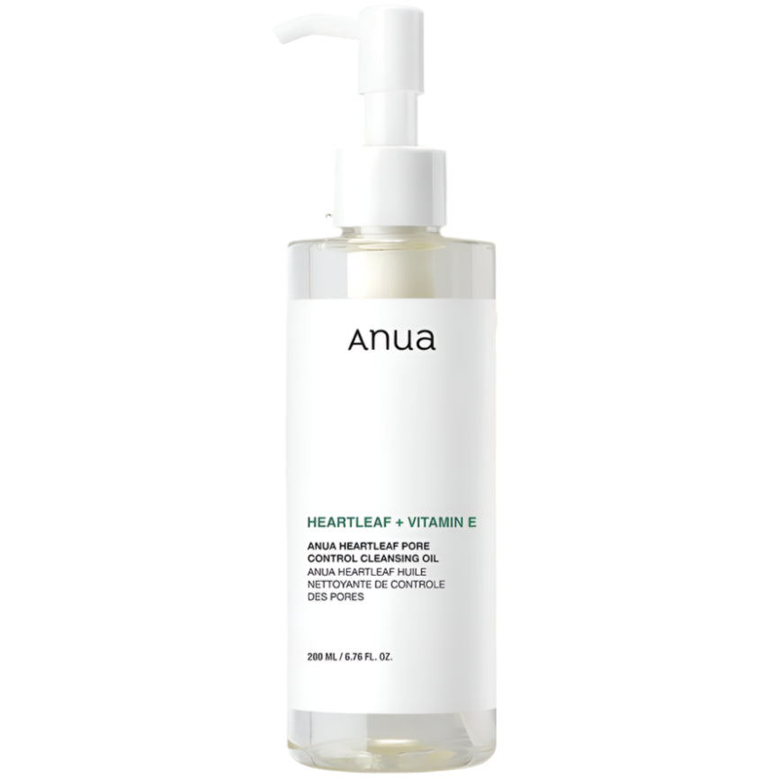 Anua - Heartleaf Pore Control Cleansing Oil Info 1 - Seoulful Skincare