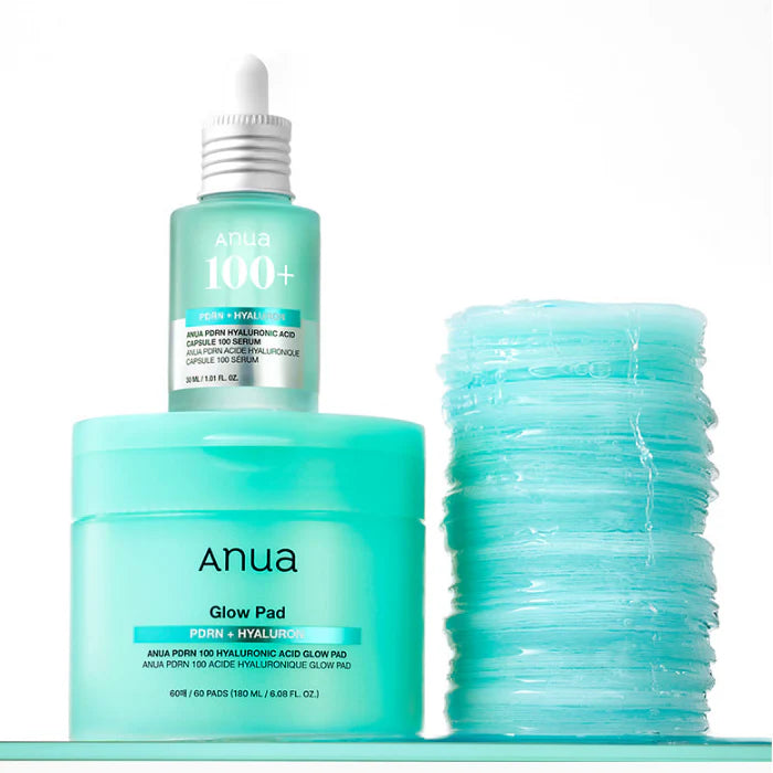 Anua - PDRN 100 Hyaluronic Acid Glow Pad (60 pads) - v - Seoulful Skincare