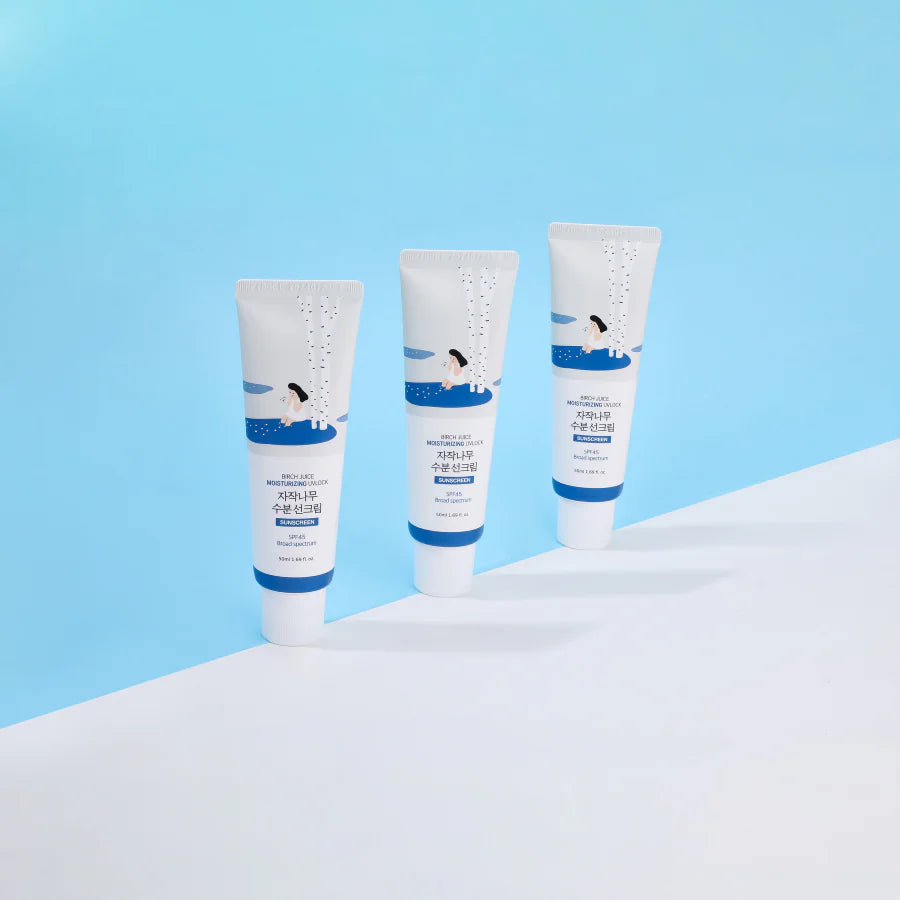 Round Lab - Birch Moisturising Sunscreen UVLock SPF 45+ Broad Spectrum (50ml) - v2 - Seoulful Skincare