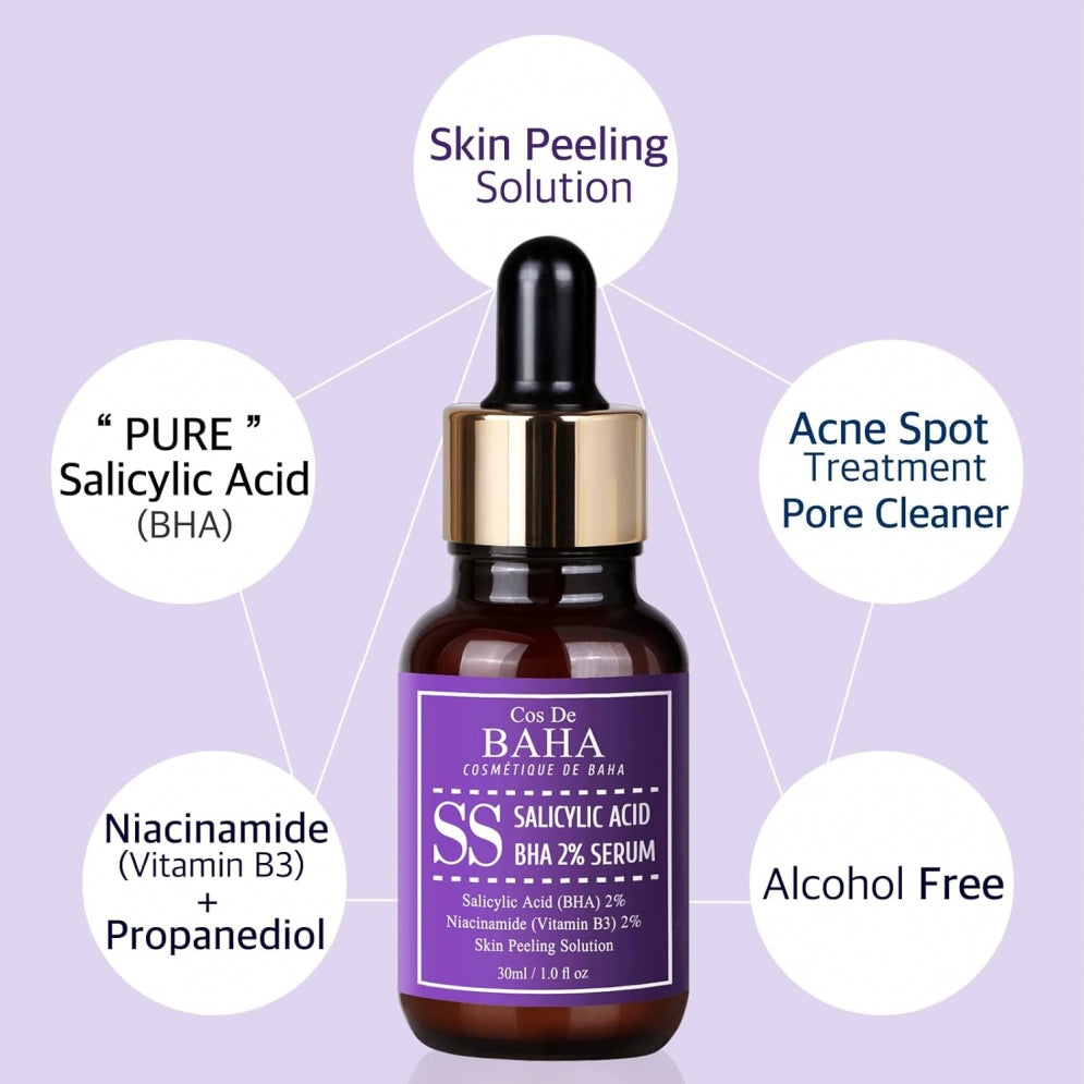 Cos De Baha - Salicylic Acid 2% Serum (30ml) - v6 - Seoulful Skincare
