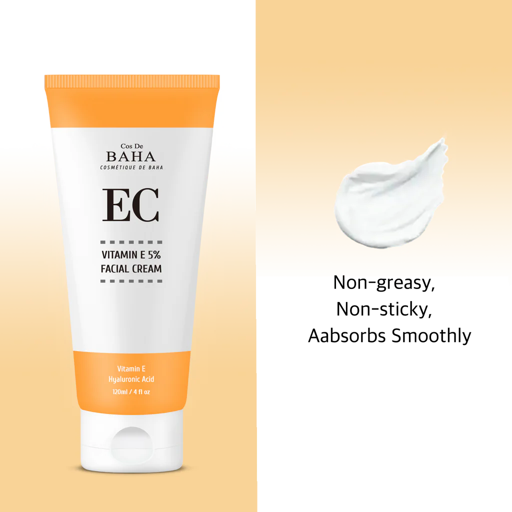 Cos De Baha - Vitamin E Gel Cream (120ml) - v4 - Seoulful Skincare