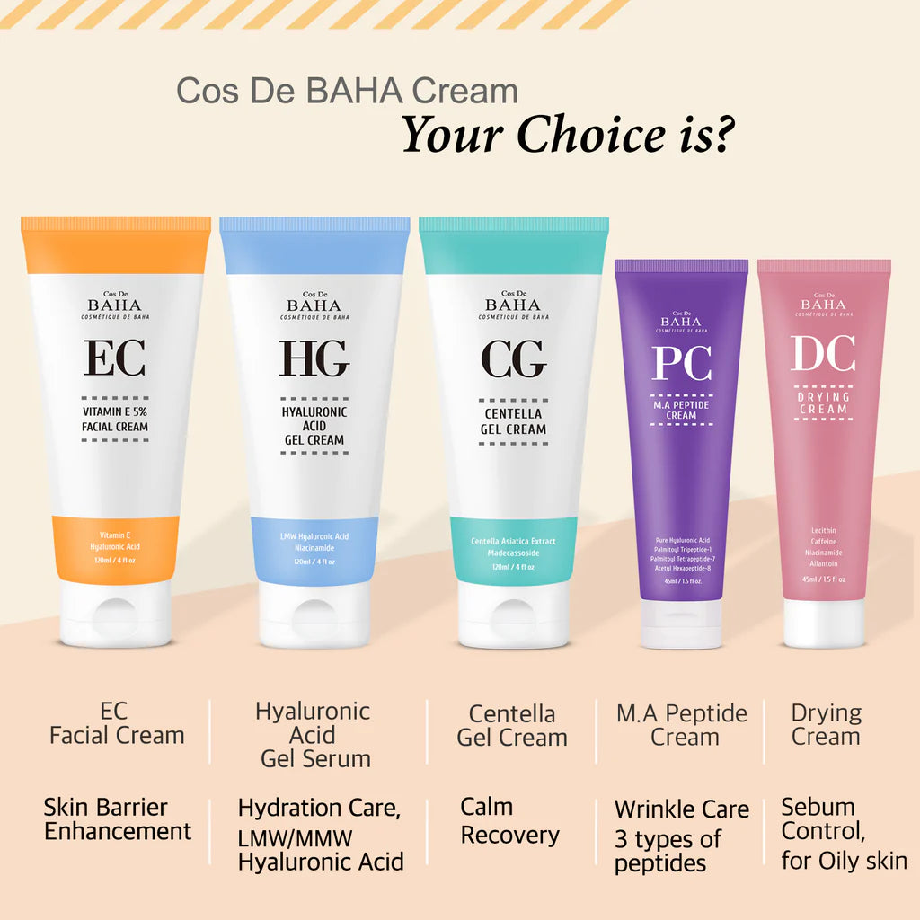 Cos De Baha - Vitamin E Gel Cream (120ml) - v5 - Seoulful Skincare