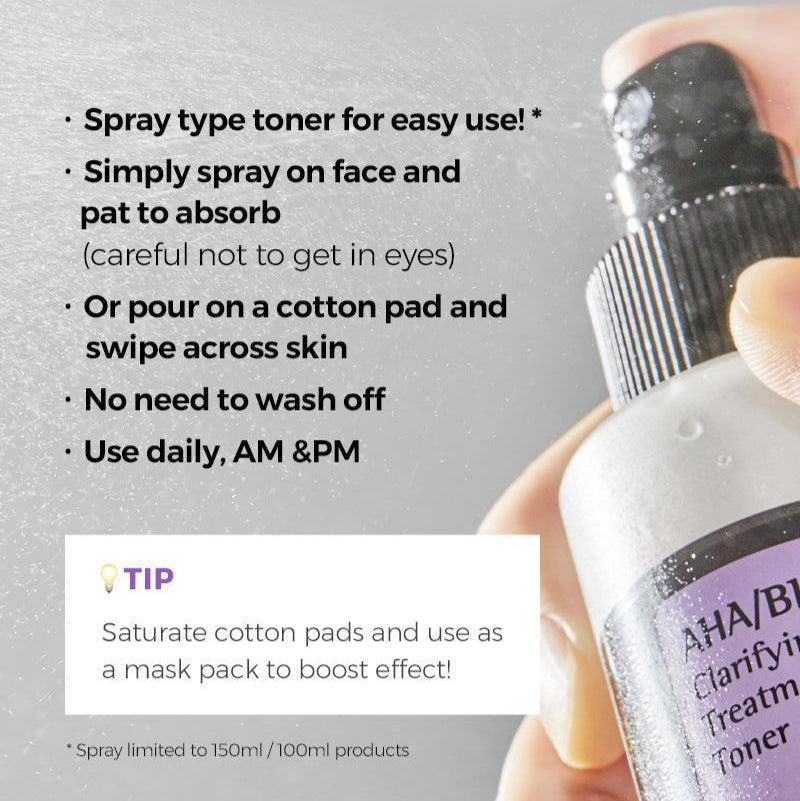 Cosrx - AHA/BHA Clarifying Treatment Toner - v4 - Seoulful Skincare
