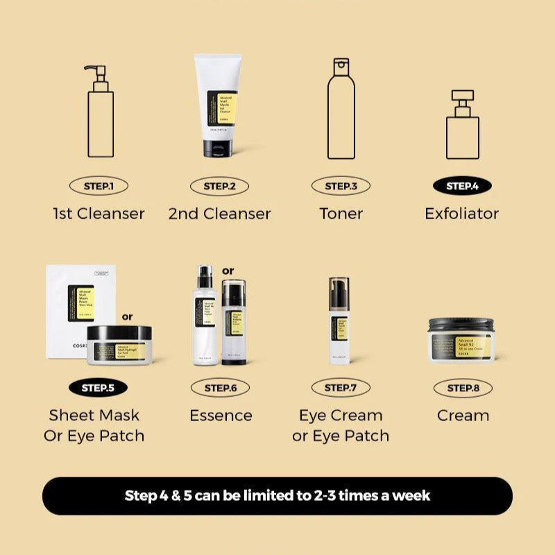 Cosrx - Advanced Snail Radiance Dual Essence (80ml) - v3 - Seoulful Skincare