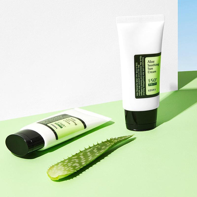 Cosrx - Aloe Soothing Sun Cream SPF50+/ PA+++ (50ml) - v2 - Seoulful Skincare