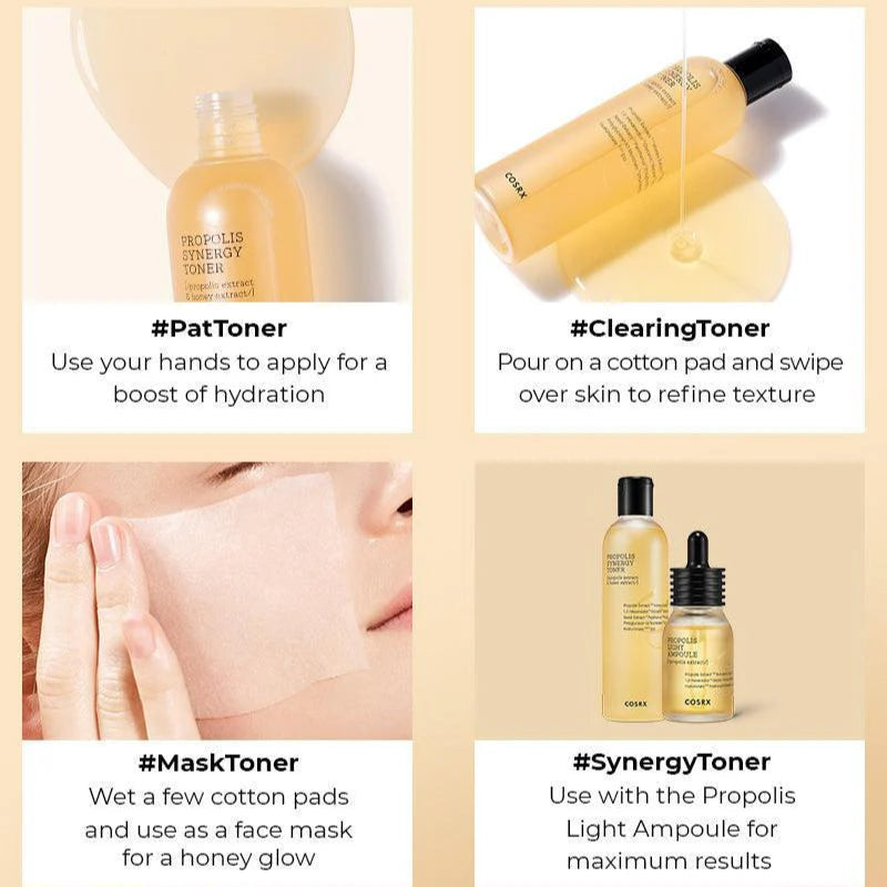 Cosrx - Full Fit Propolis Synergy Toner (150ml/280ml) - v3 - Seoulful Skincare