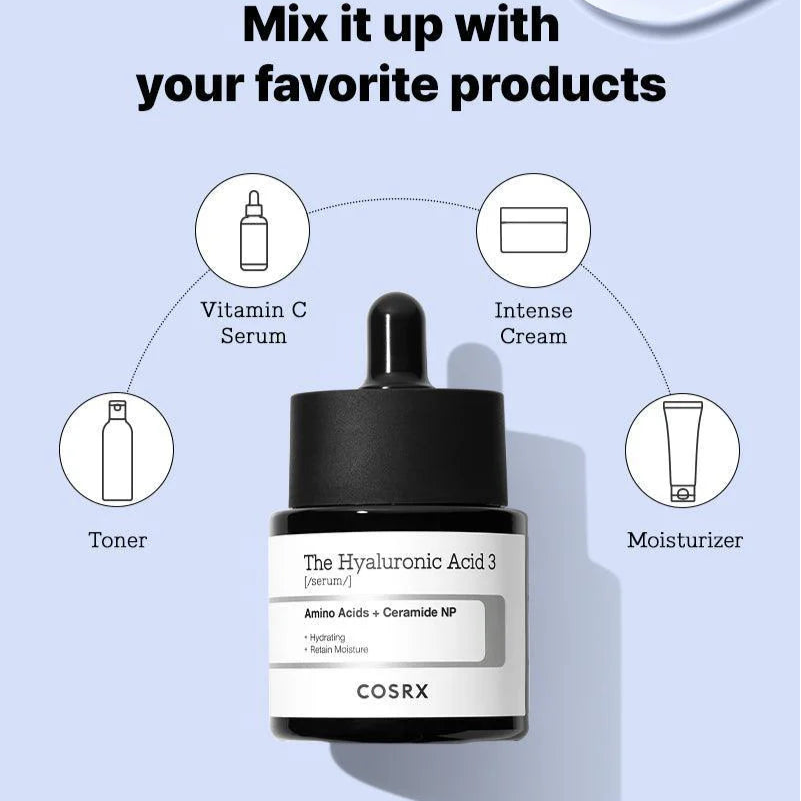 Cosrx - The Hyaluronic Acid 3 Serum (20ml) - v4 - Seoulful Skincare