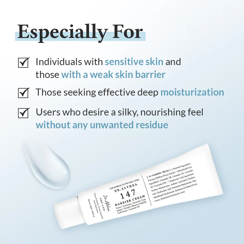 Dr.Althea - 147 Barrier Cream (50ml) - v7 - Seoulful Skincare