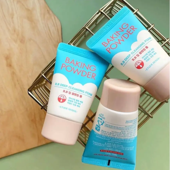 Etude - Baking Powder B.B Deep Cleansing Foam Mini (30ml) - v8 - Seoulful Skincare