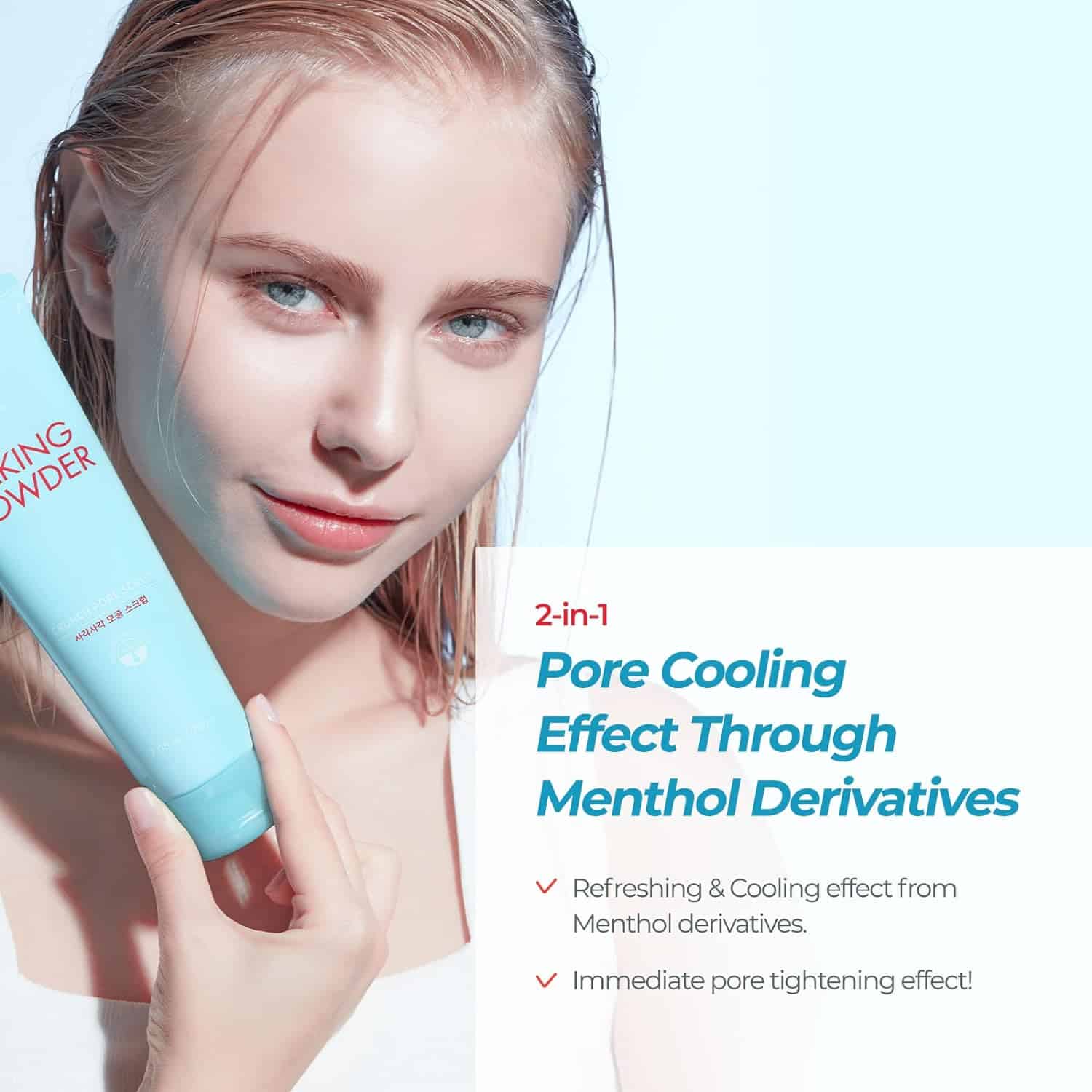 Etude House - Baking Powder Crunch Pore Scrub (200ml) info 2 - Seoulful Skincare
