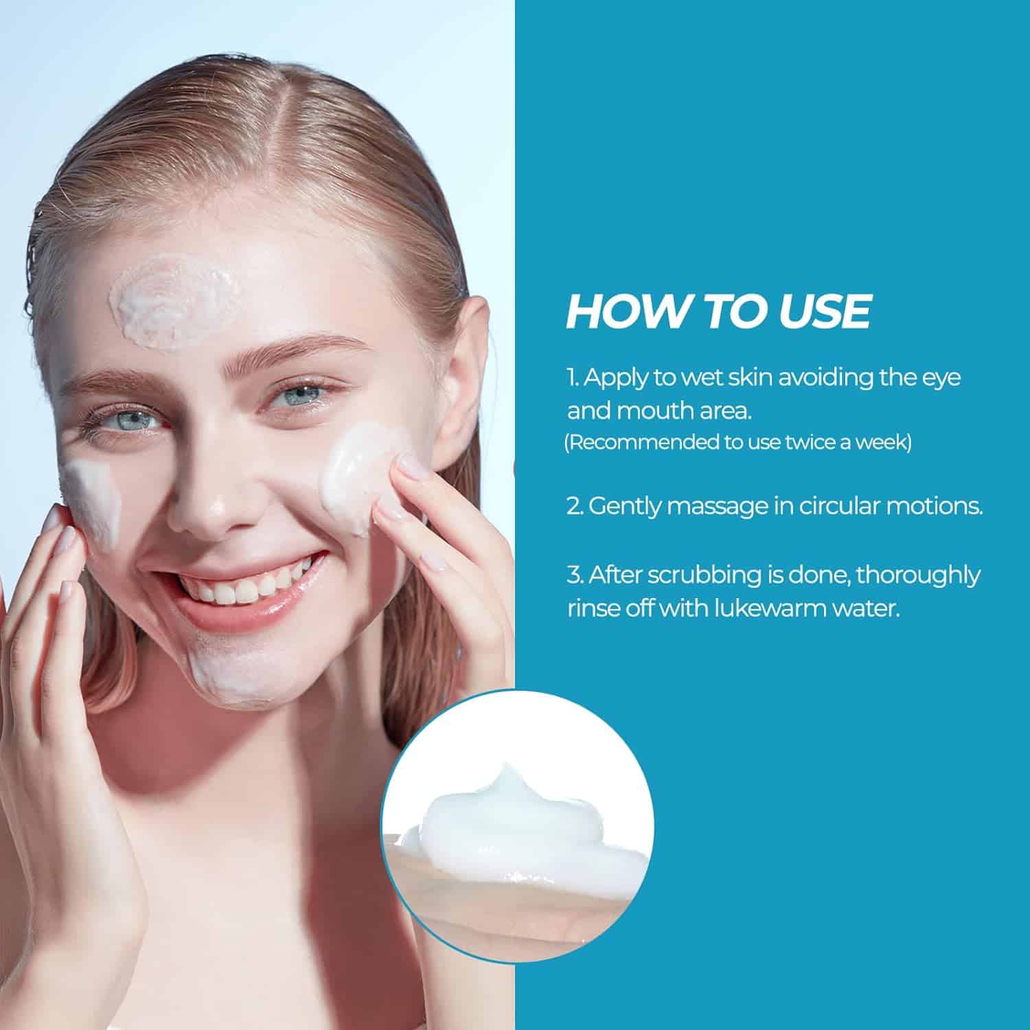 Etude House - Baking Powder Crunch Pore Scrub (200ml) info 3 - Seoulful Skincare