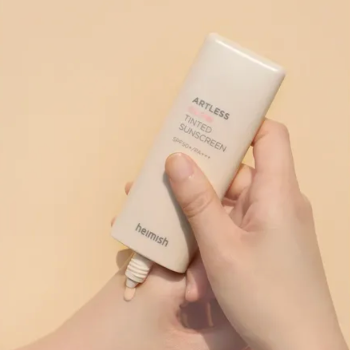 Heimish - Artless Glow tinted Sunscreen SPF 50+ PA ++++ - v8 - Seoulful Skincare