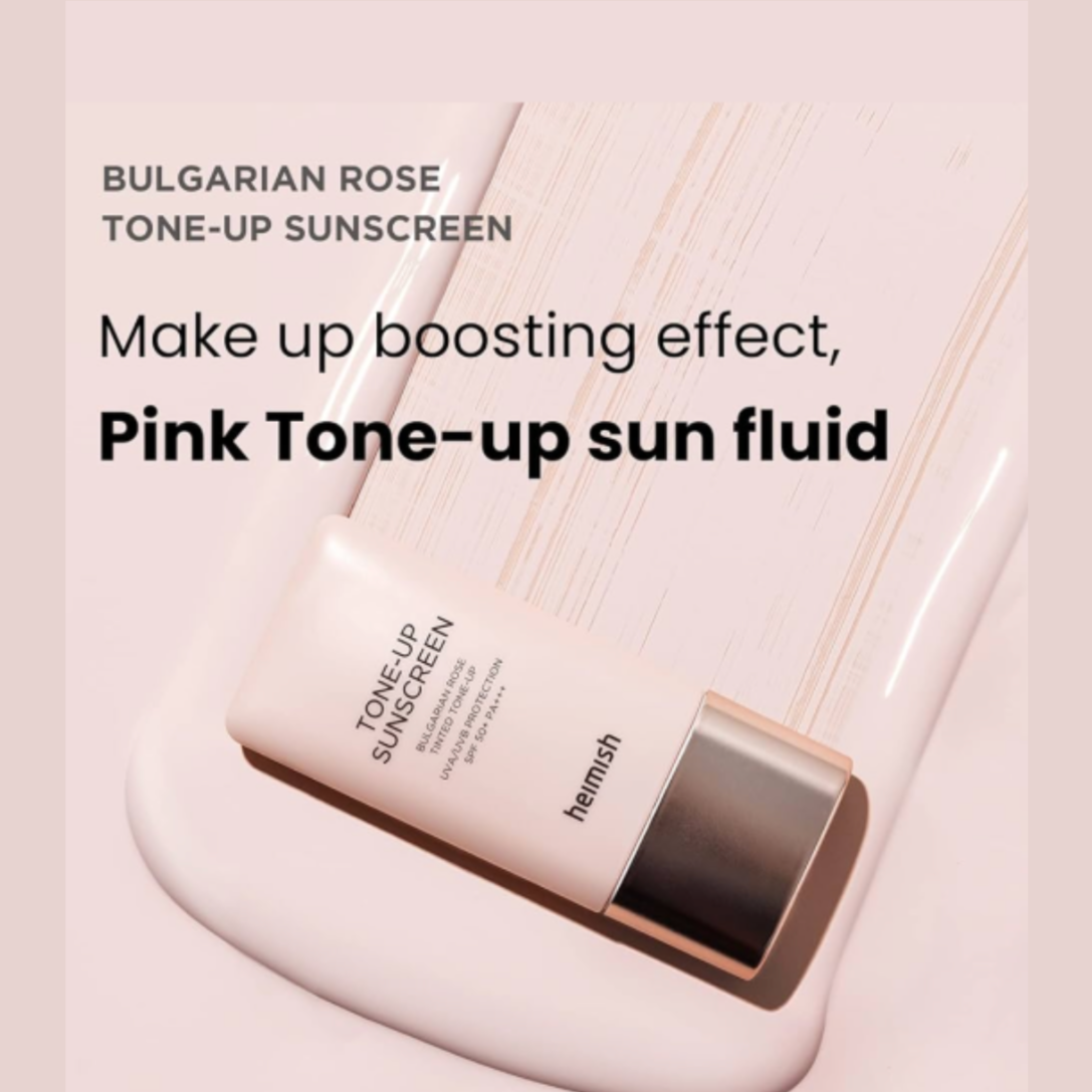 Heimish - Bulgarian Rose Tone-Up Sunscreen SPF50+ PA+++ (30ml) Info1 - Seoulful Skincare