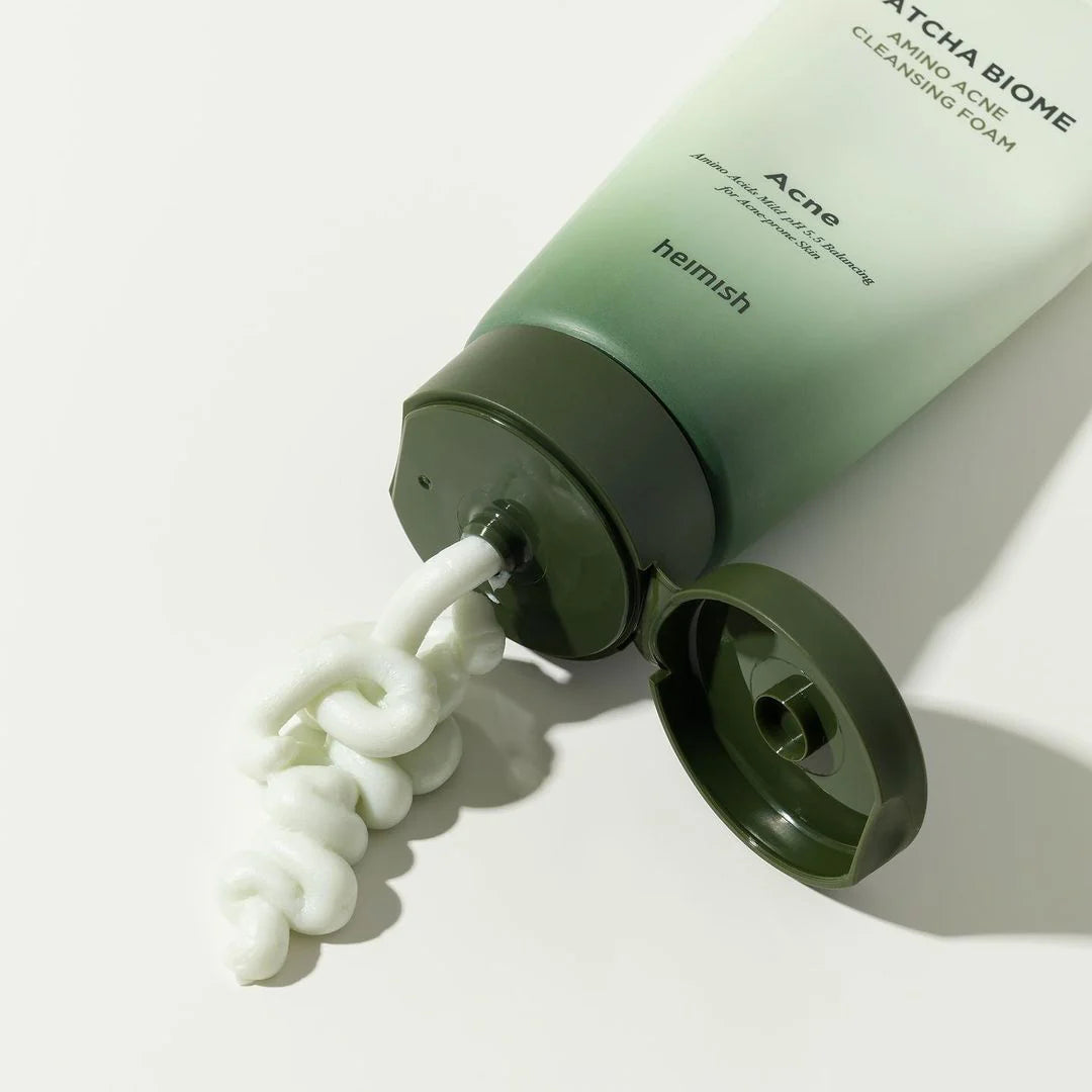 Heimish - Matcha Biome Amino Acne Cleansing Foam (150ml) - v2 - Seoulful Skincare