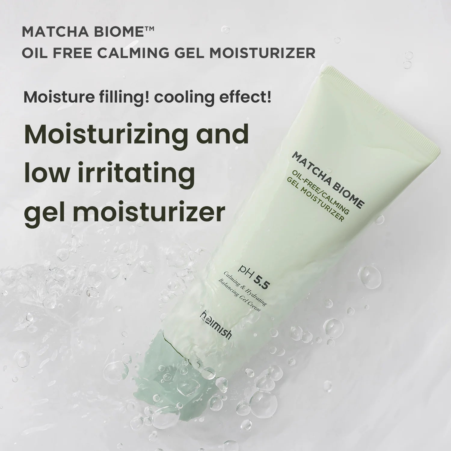 Heimish - Matcha Biome Oil-Free Calming Gel Moisturizer (100ml) - v2 - Seoulful Skincare