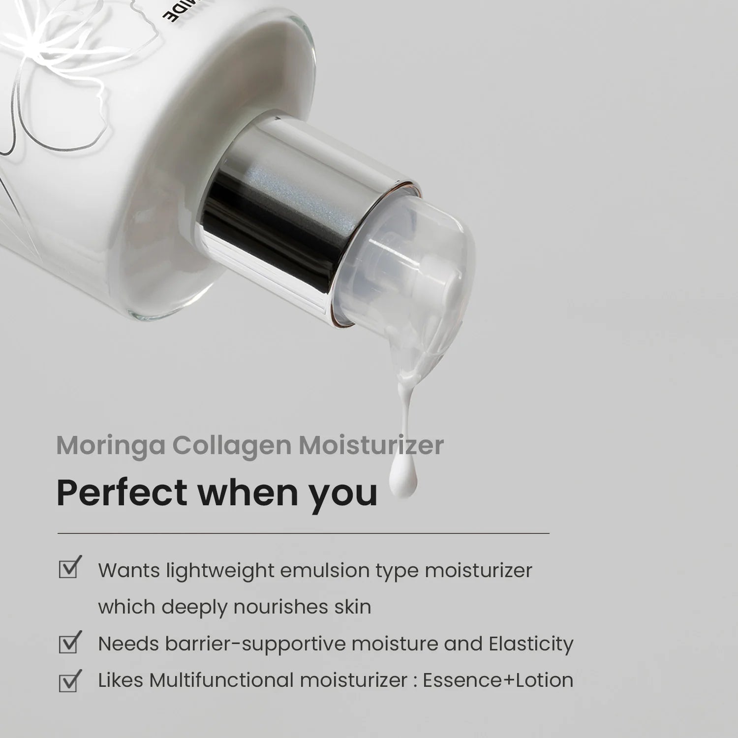 Heimish - Moringa Ceramide Collagen Enriched Moisturiser (120ml) - v2 - Seoulful Skincare