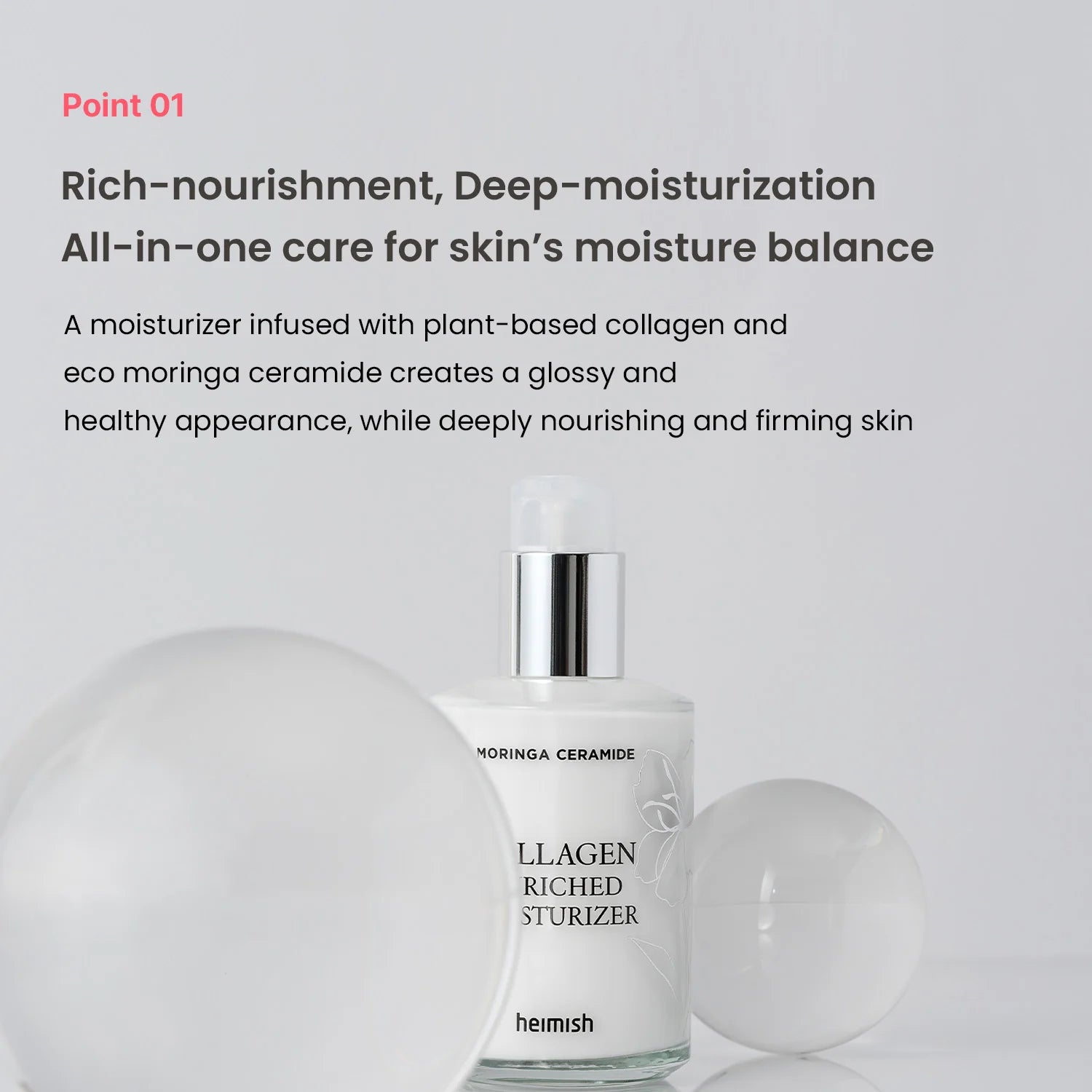 Heimish - Moringa Ceramide Collagen Enriched Moisturiser (120ml) - v6 - Seoulful Skincare