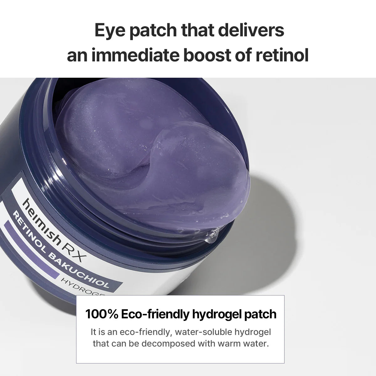 RX Retinol Bakuchiol Hydrogel eye patch (60 patches)