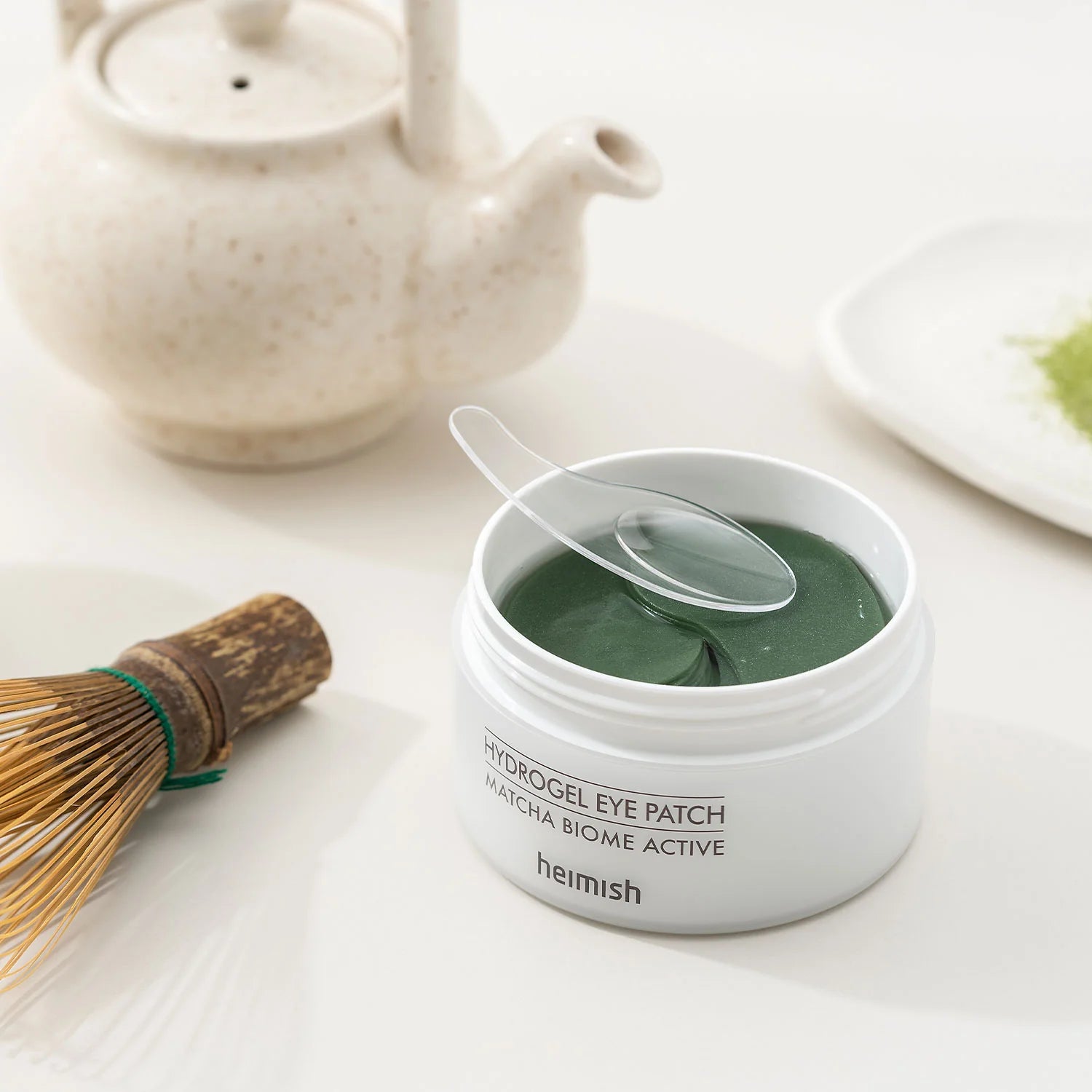 Hemish - Matcha Biome Hydrogel Eye Patch (1.4g) - v2 - Seoulful Skincare