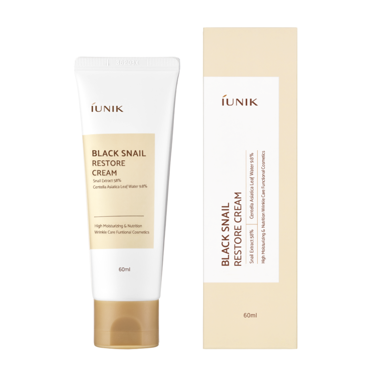 IUNIK - Black Snail Restore Cream (60ml) - v3 - Seoulful Skincare